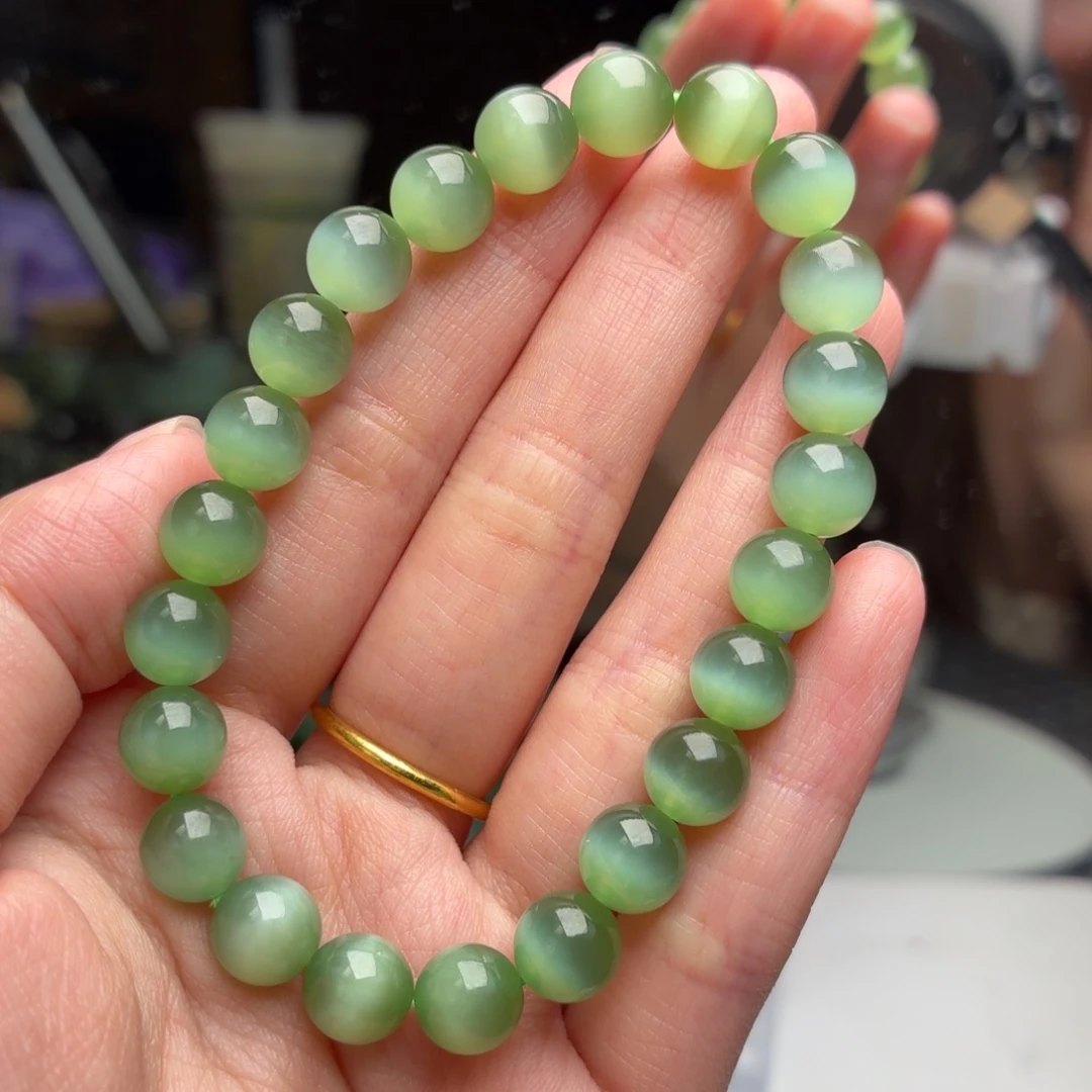 和田玉（碧玉）未镶嵌手串