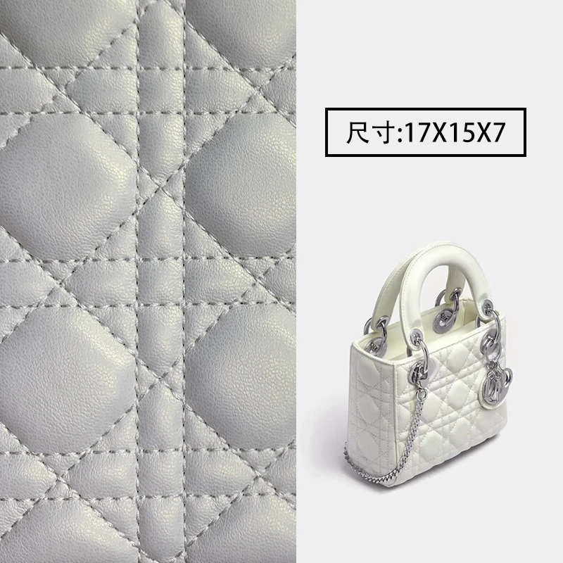 手工真皮女包  单肩斜跨包 三格羊皮珠光 气质女神必备款