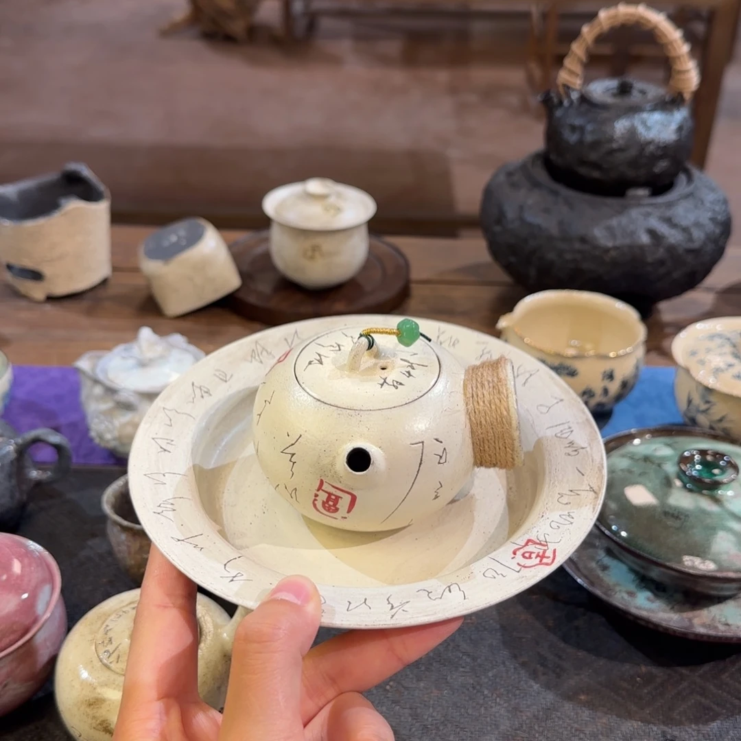 杜***鹃景德镇手作器皿了