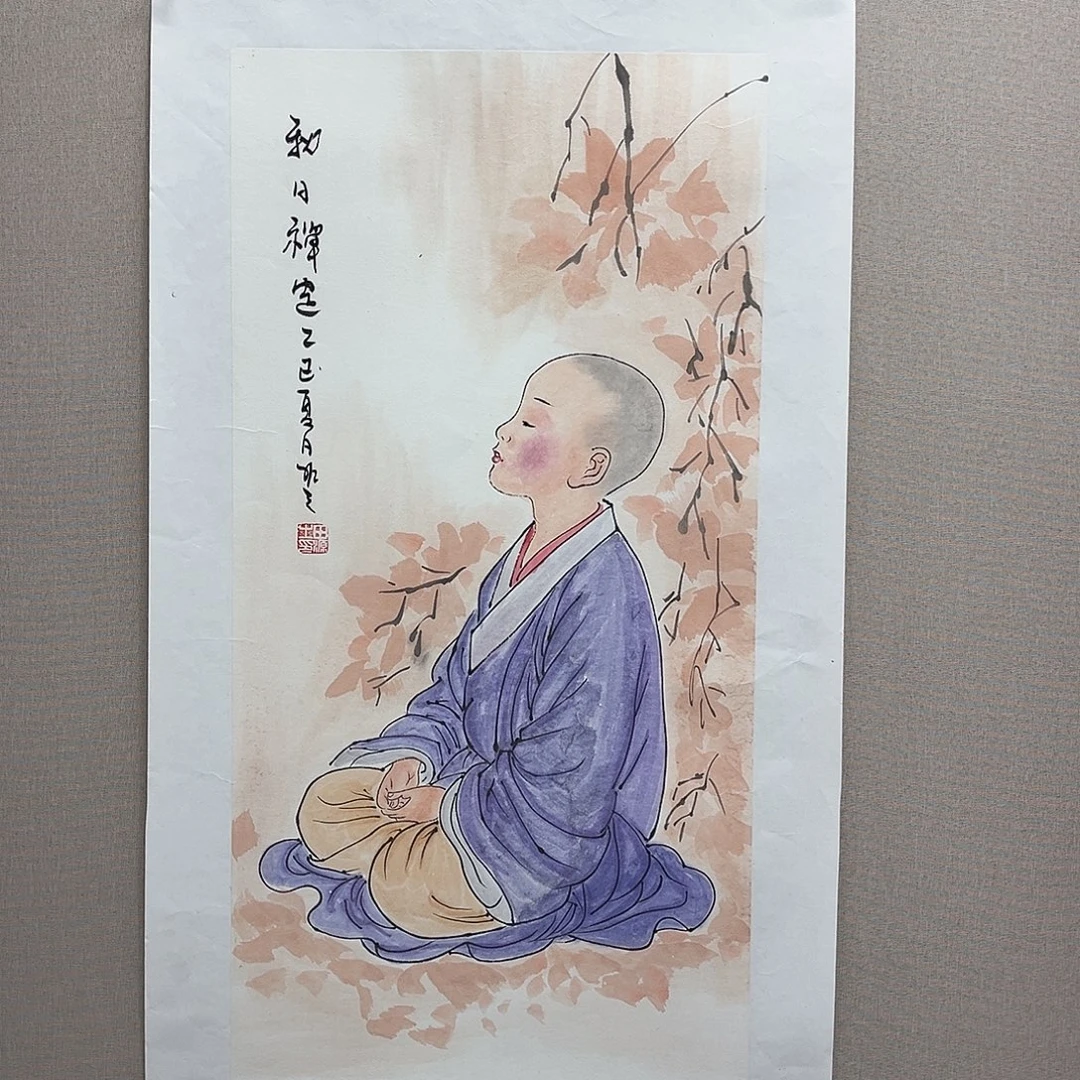 国画艺术家真人手绘