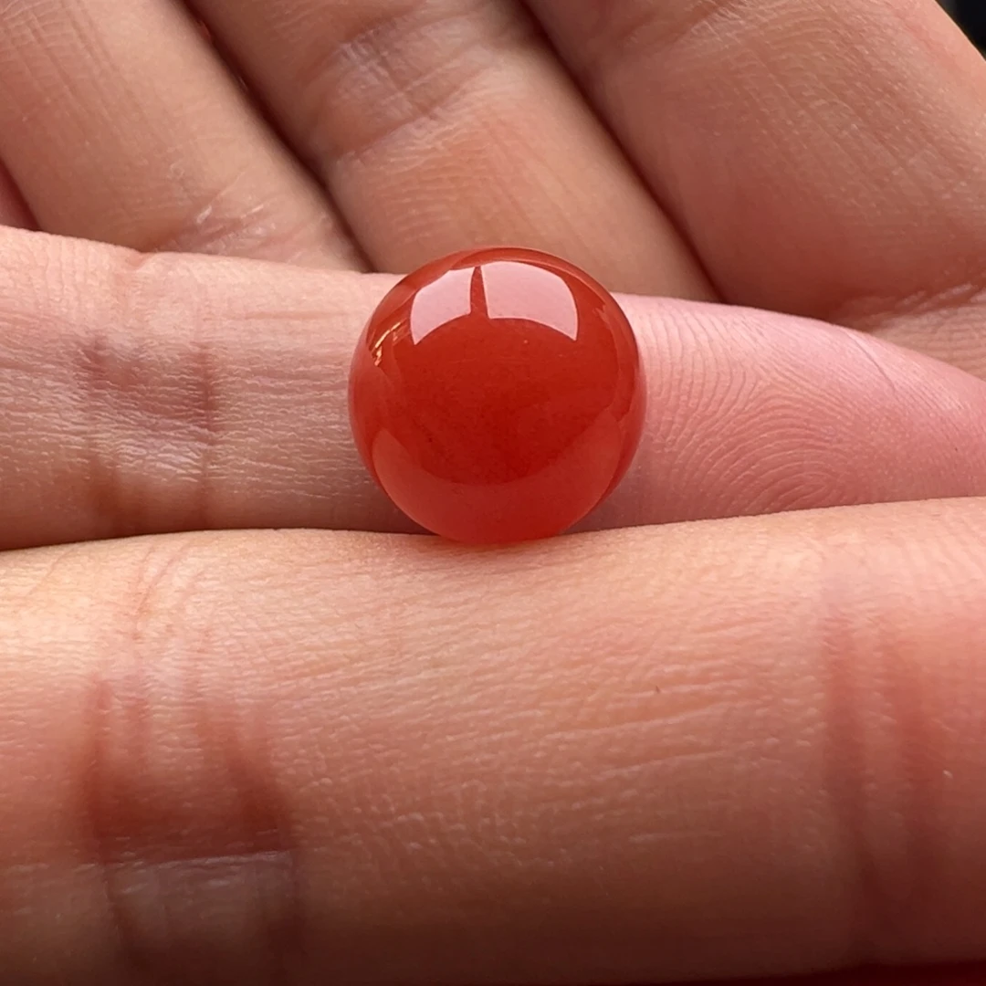 南红玛瑙未镶嵌圆珠11