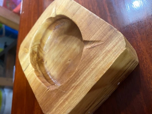 纯实木烟灰缸实用小礼品