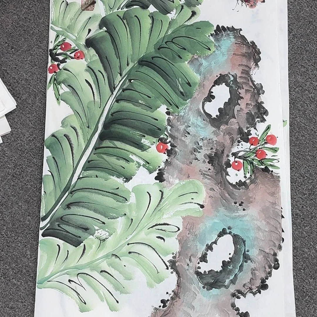 国画国画作品多次在国内外