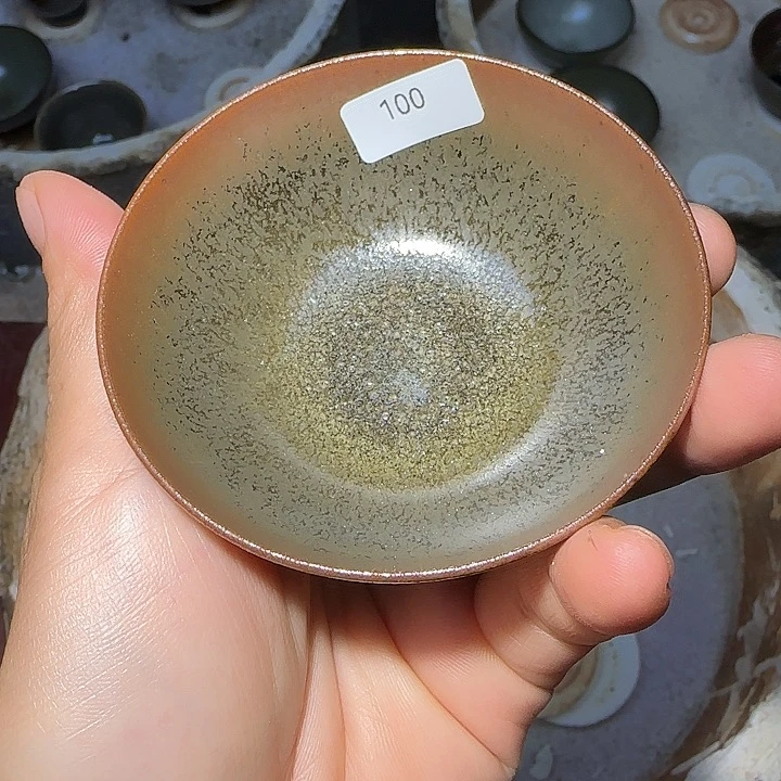 茶盏青钰龙窑茶具100