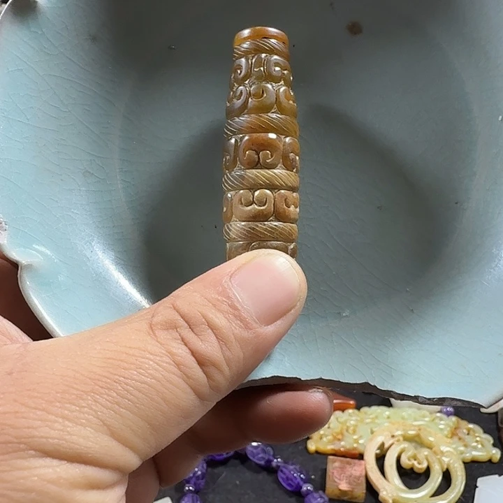 明***山摆件瓷玉1111111111111111111