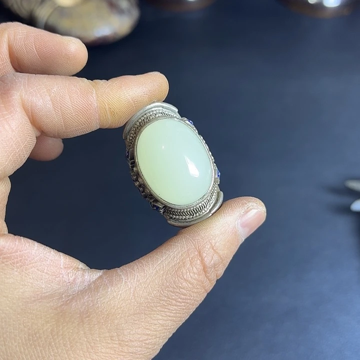 把件白玉菩提一个一个