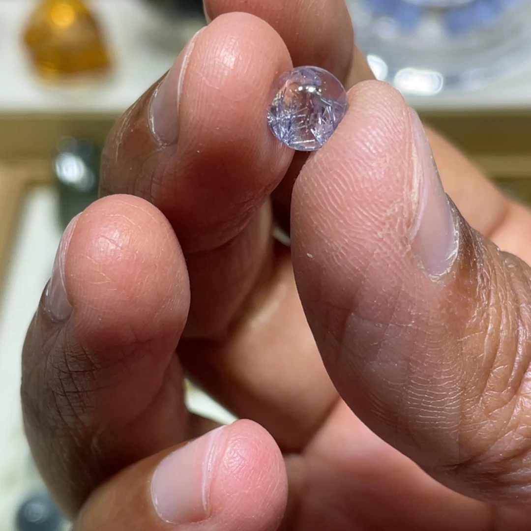 非***墨水晶未镶嵌珠宝半成品