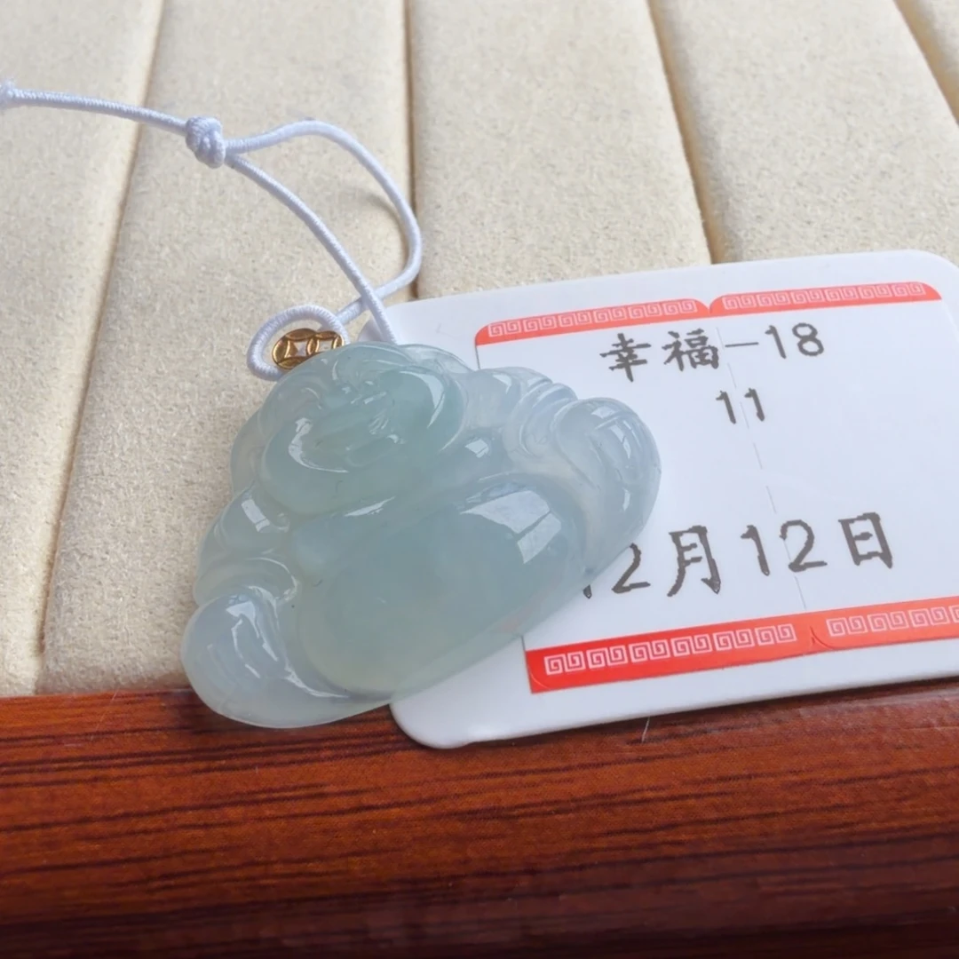 定制翡翠18K金镶嵌