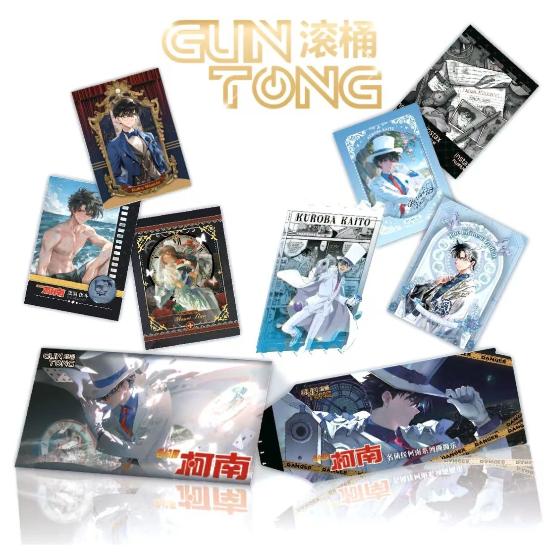 桌子【拍一开六】滚桶第二弹—名侦探柯南撕撕乐国卡二创-收藏卡