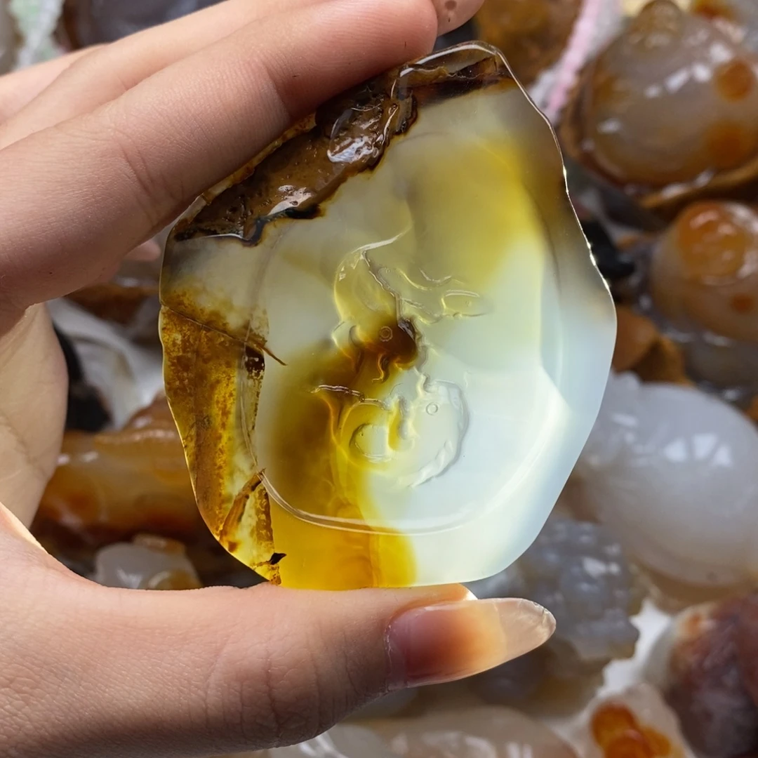 玛瑙/玉髓未镶嵌颈饰