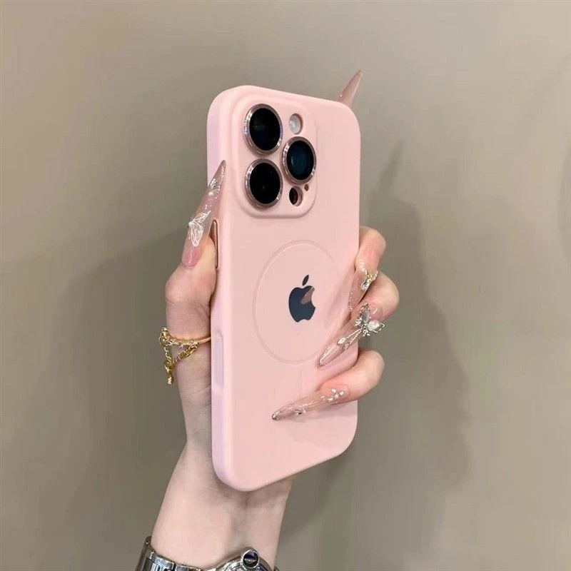 高级感全包一体按键适用苹果16promax手机壳15pro磁吸14/13软胶壳