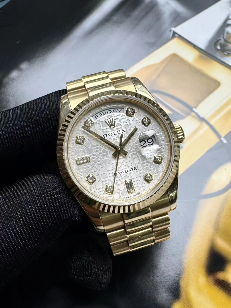 99新 Rolex/劳力士 日志/自动机械/36mm/128238M字头/原钻