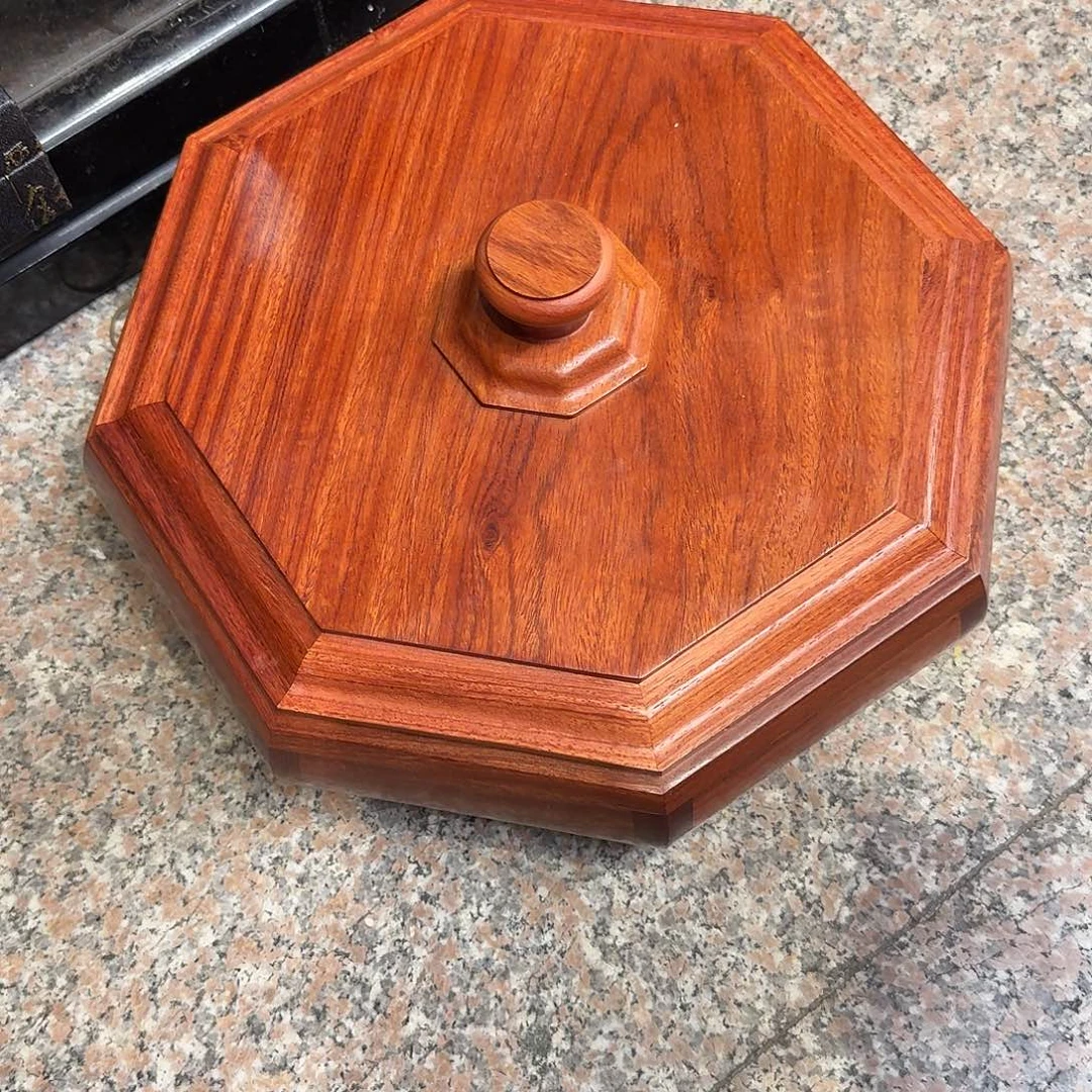 快***！大果紫檀（缅甸花梨）果盒