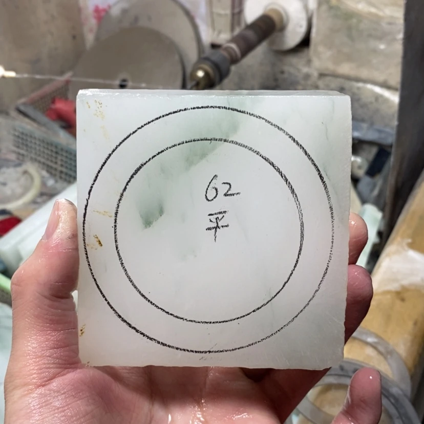 【闪购商品】石英质玉（天山翠）手镯未镶嵌土*?定制手镯