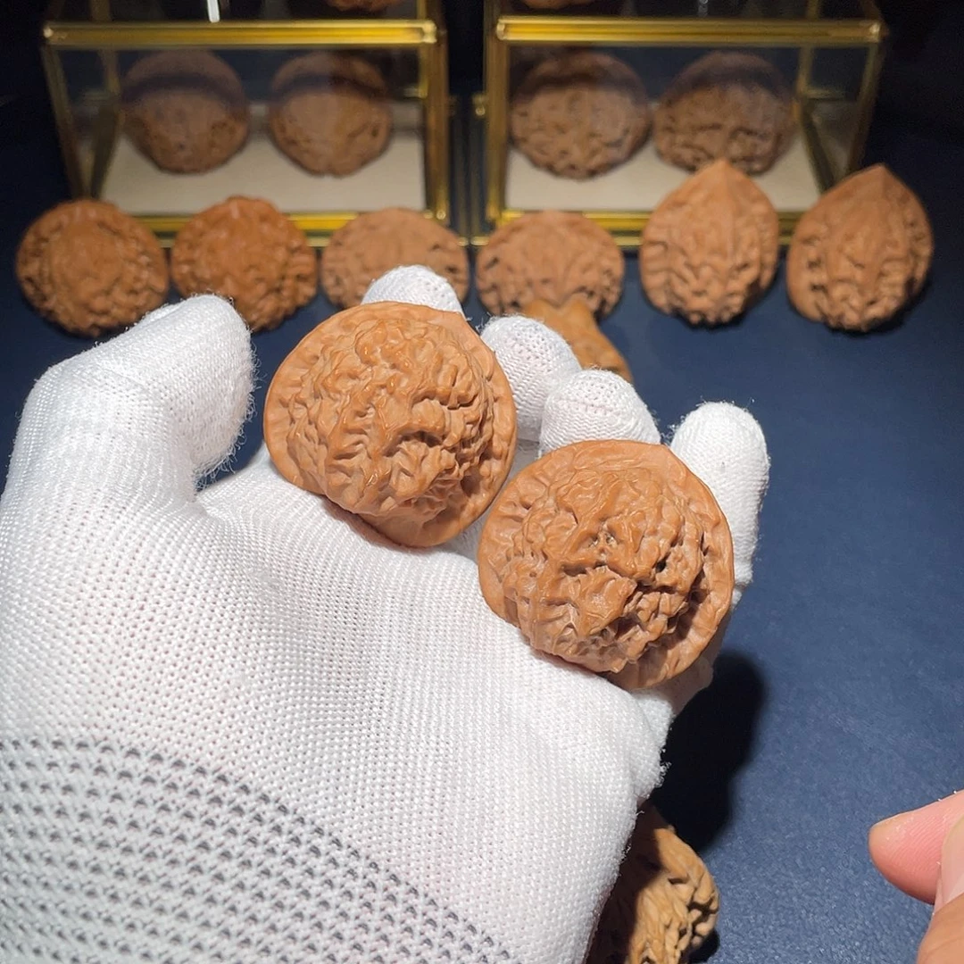 把件文玩核桃40瓷娃娃