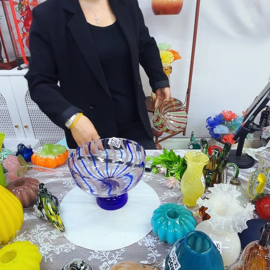 果碗5009 安妮家居琉璃摆件不完美