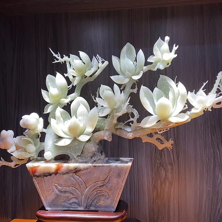 蛇纹石玉（覆膜）合金珠宝奇石