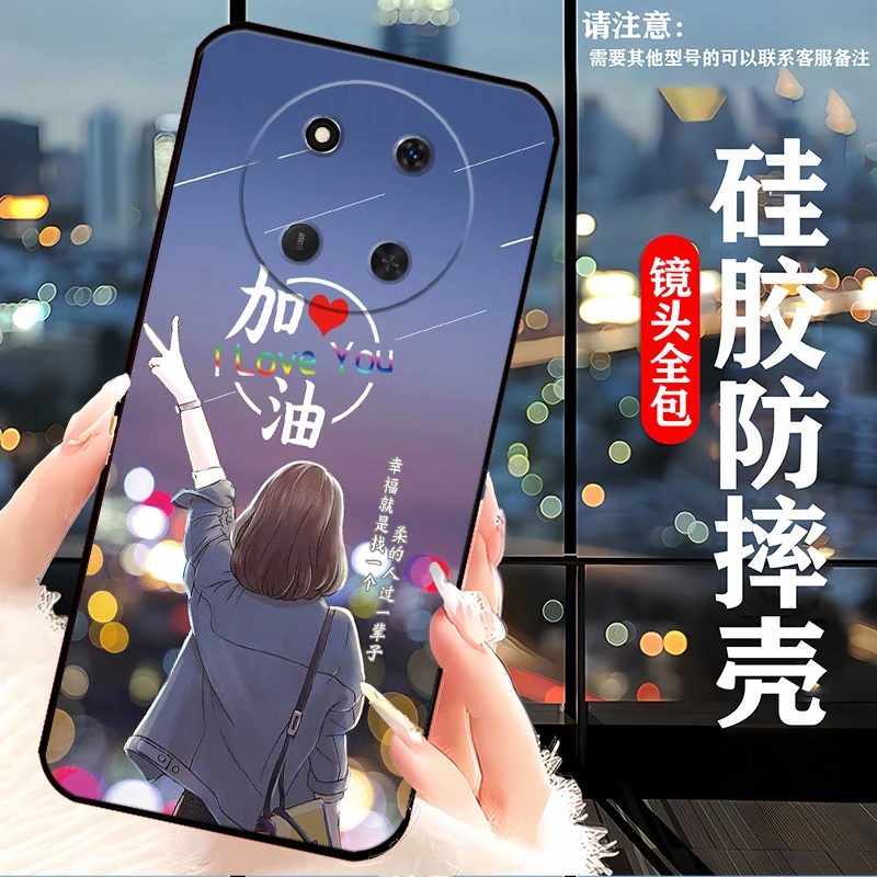 荣耀X60pro手机壳BRP-AN00硅胶防摔软壳全包边潮男耐脏新款网红女