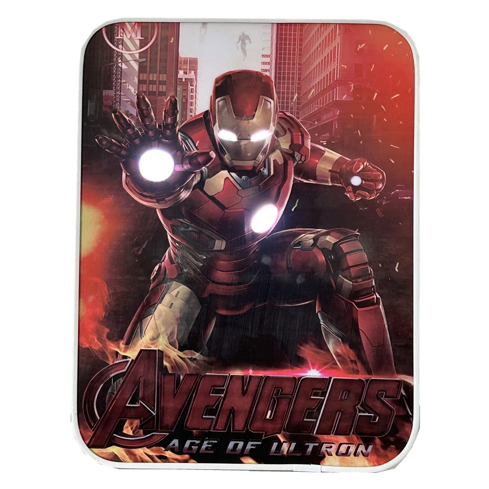 摆件装饰是灯是画儿童房书房动漫爆闪常亮呼吸灯炫酷好玩可定制