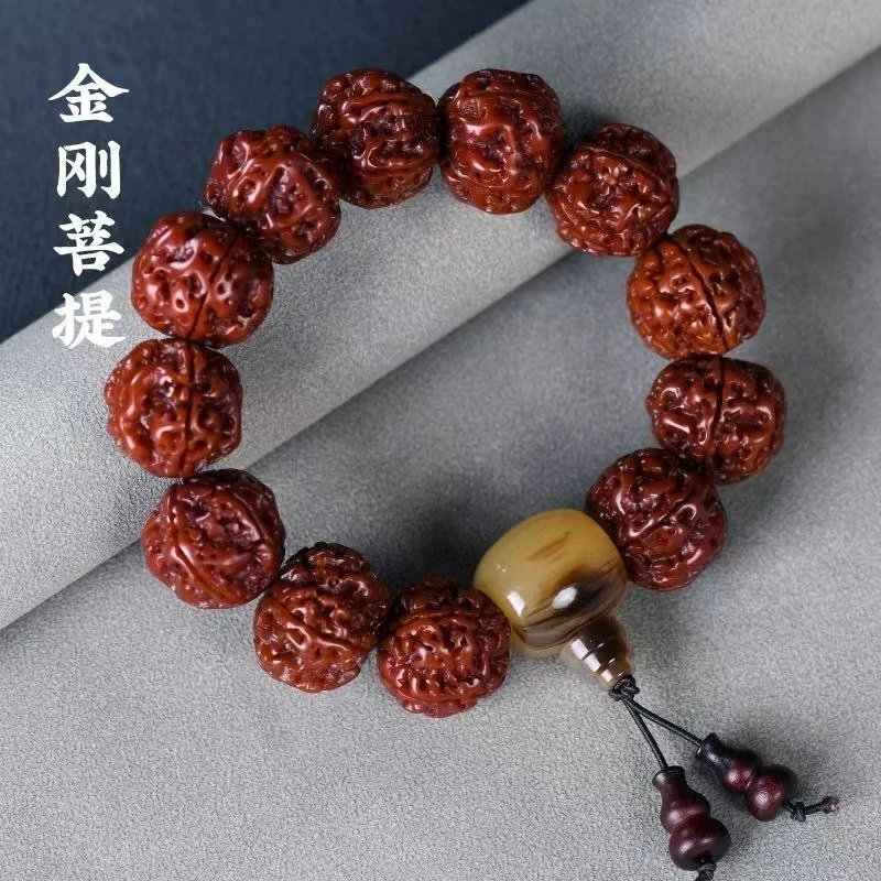 S0002-金刚菩提五化牛三通+葫芦（5瓣）