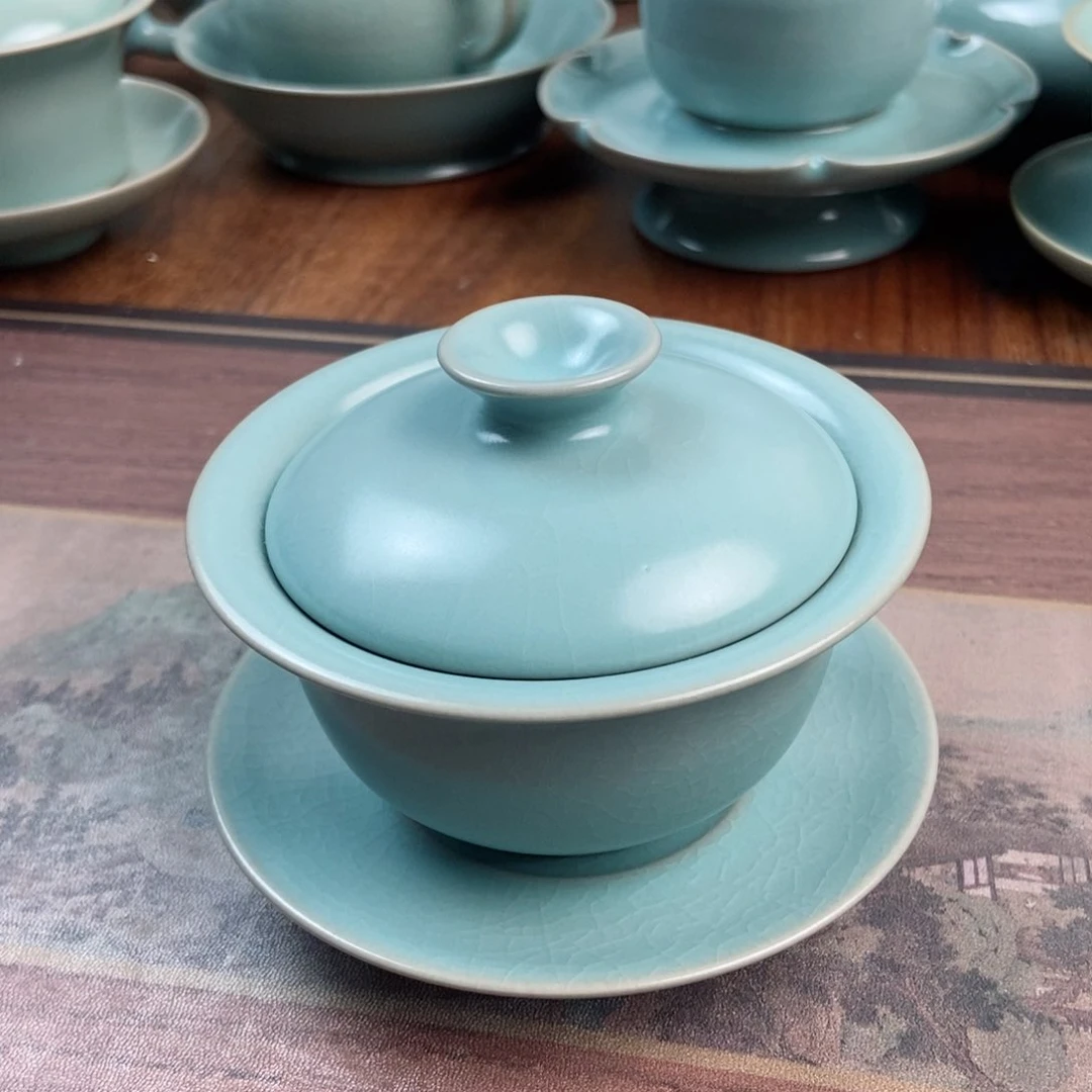 摆件原产地原矿汝瓷～茶器