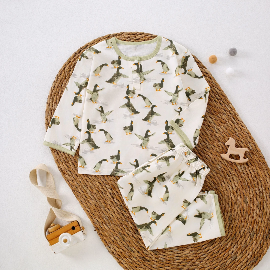 0051-【洛杉矶-套装】直播间宝宝秋衣连体链接专属