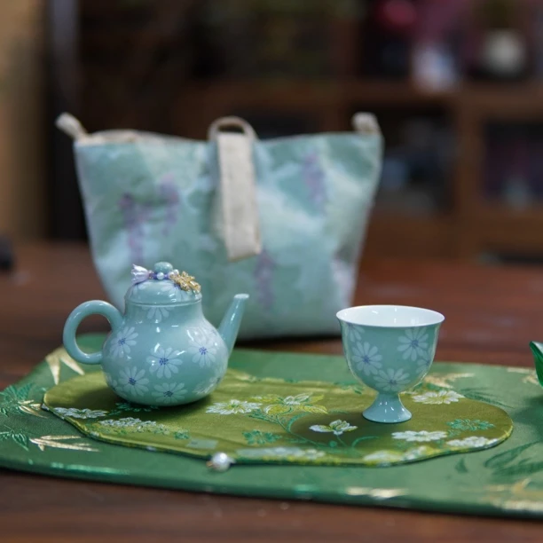 一茶包主泡器茶杯小茶席四件套套组茶文化茶用具