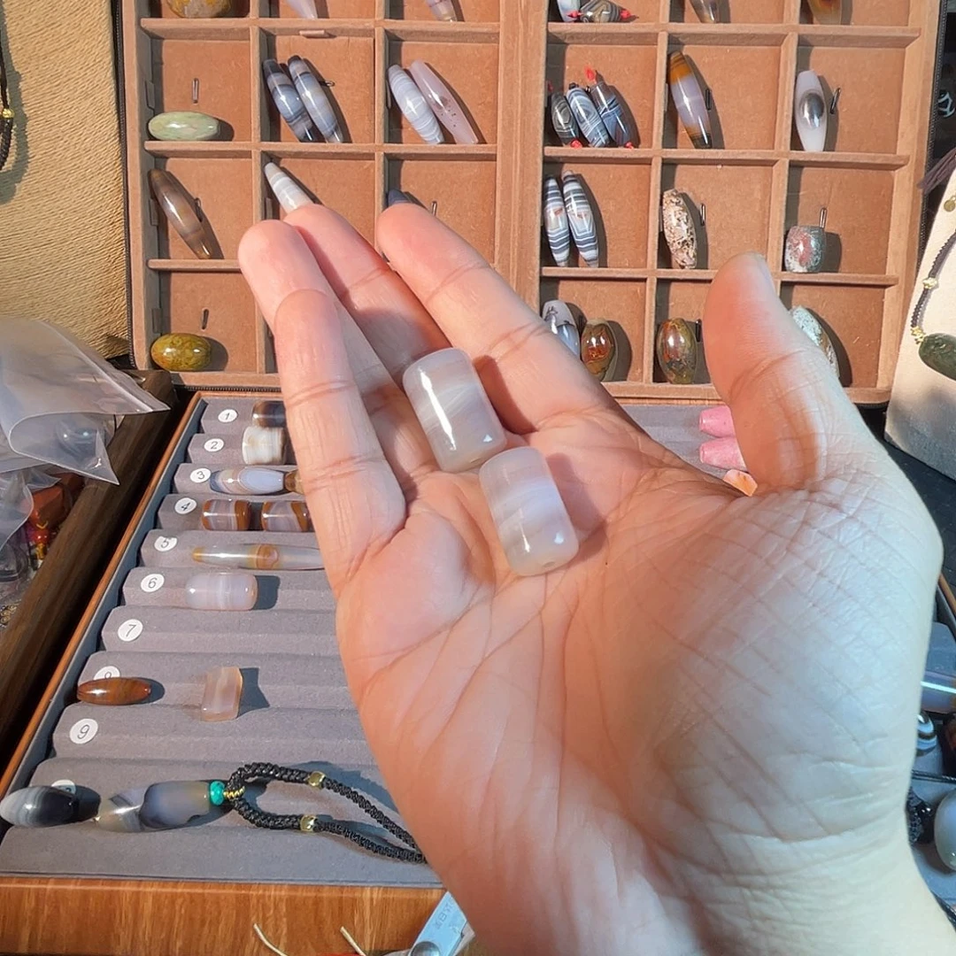 玛瑙/玉髓合金颈饰