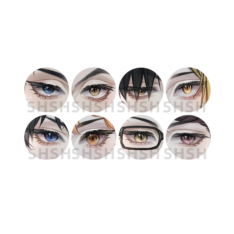 【清仓】 排球少年 原创 同人吧唧 眼神光栅吧唧（默认代拆）