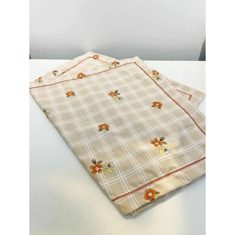 【枕套】小斜纹加厚款枕套一对装带一字秀 伊诺