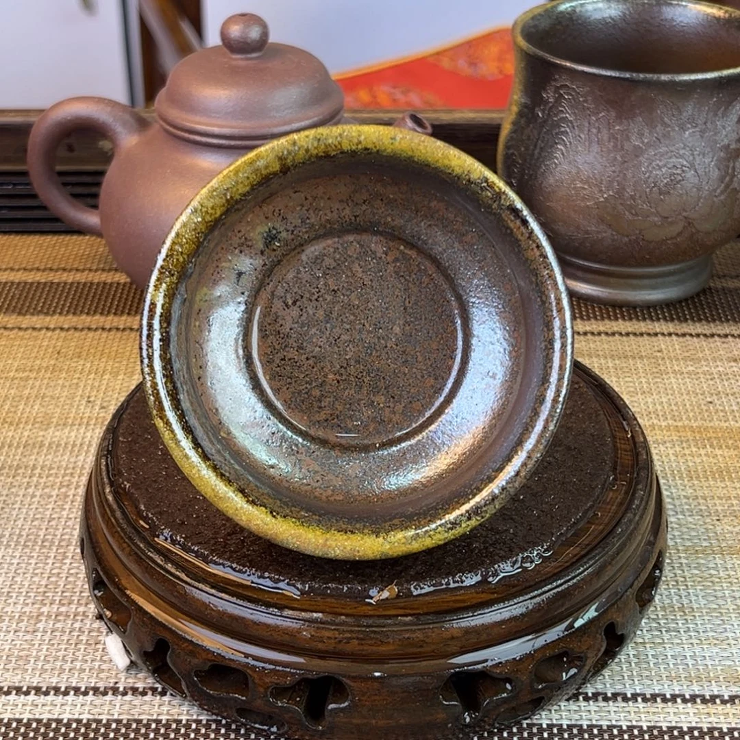 茶壶紫砂底槽清柴烧100cc