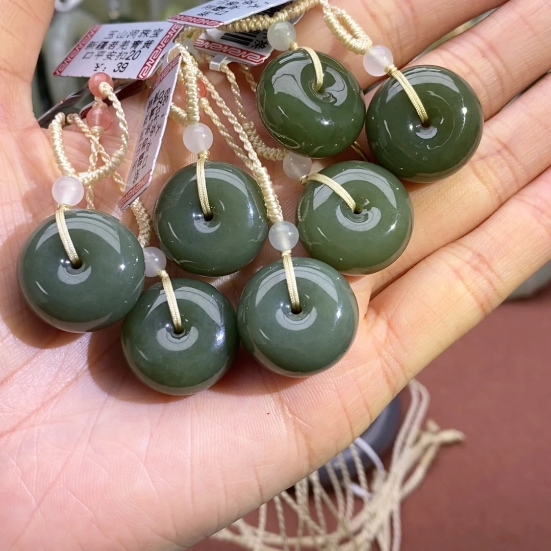 和田玉未镶嵌吊坠(不含链)多样性拍一发一