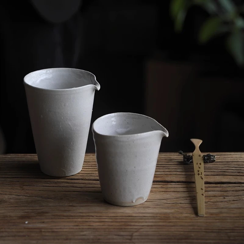 子月小升公道纯手工公道杯勻杯分茶器纯手工日式陶瓷茶具古