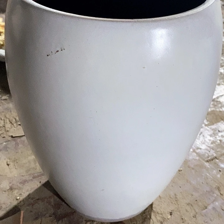 粗陶花盆高度33。  口径24