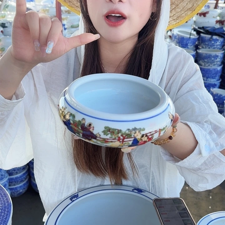 瓷片直径16厘米高5……