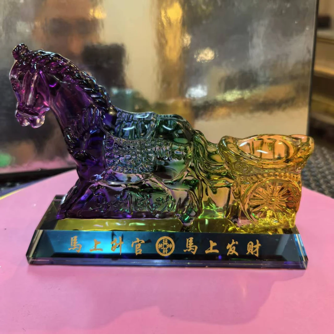 马上发财摆件【老银工厂店】时尚潮流马上升官摆件挂件