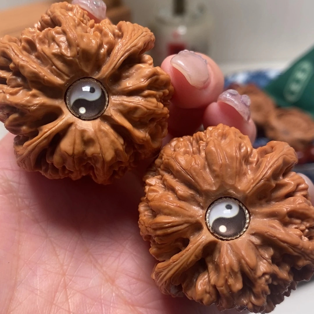 把件文玩核桃46尺寸粗筋