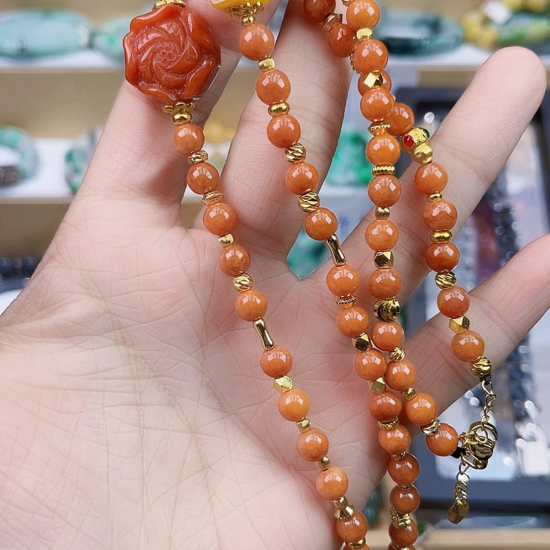 墨***铺翡翠未镶嵌手链手链
