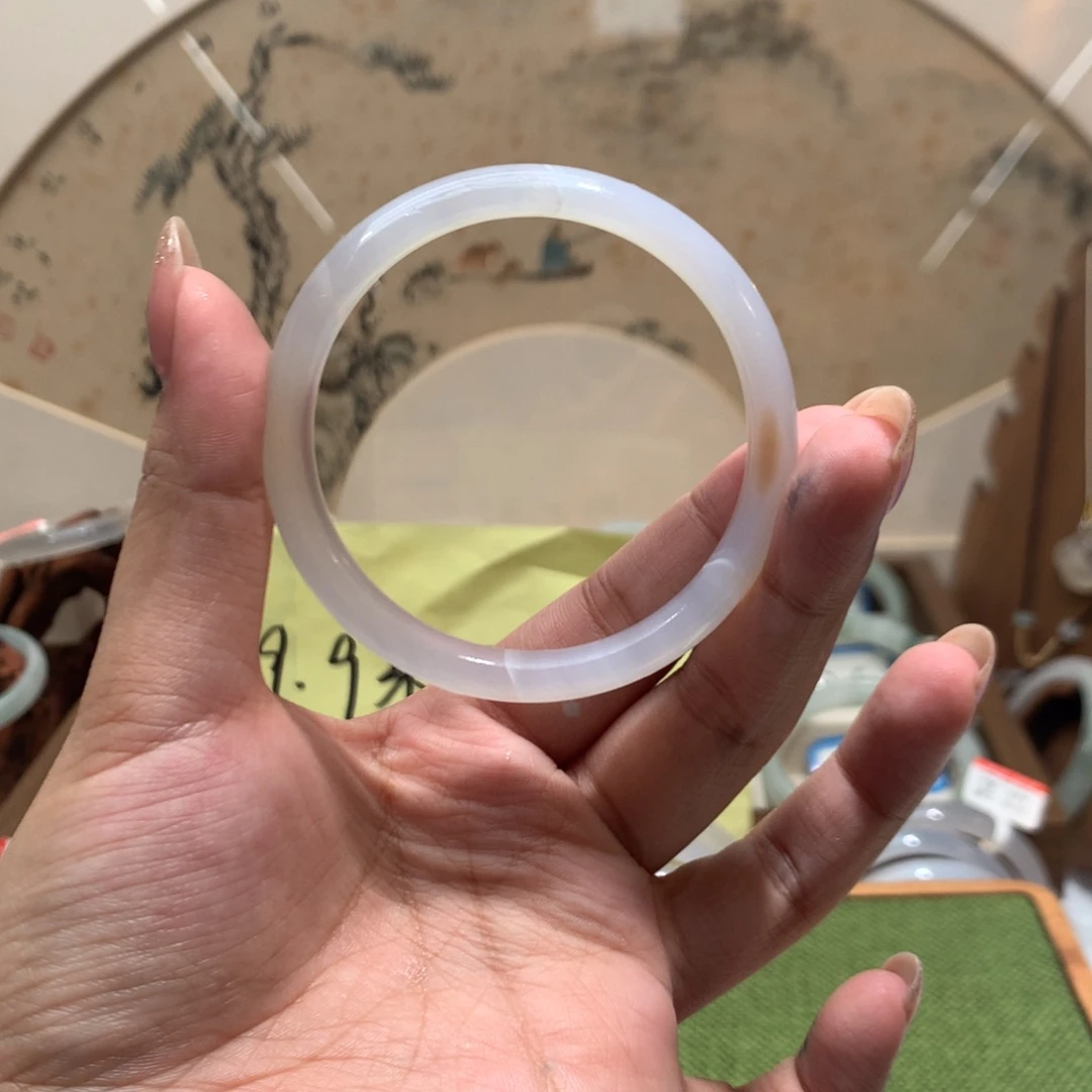 可***汁玛瑙/玉髓合金手镯