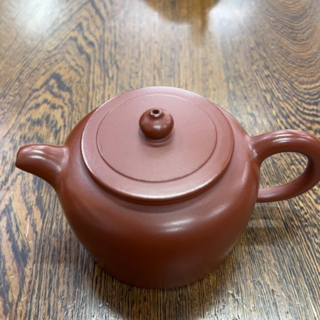 宜兴红泥小容量笑樱壶清水泥紫砂壶朱泥老壶200cc茶具泡茶壶泥壶