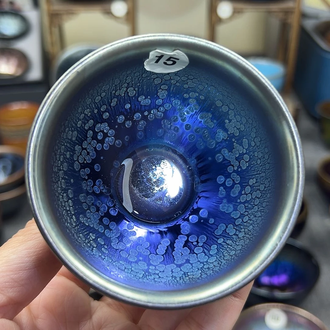 茶盏星空釉滴束口