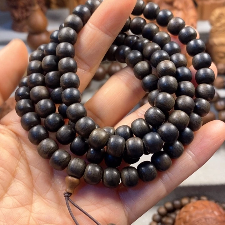 甜***虾手串/手链檀香木老山檀焦糖味7*8阴沉老料