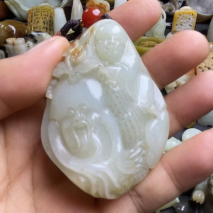 颈饰未镶嵌和田玉