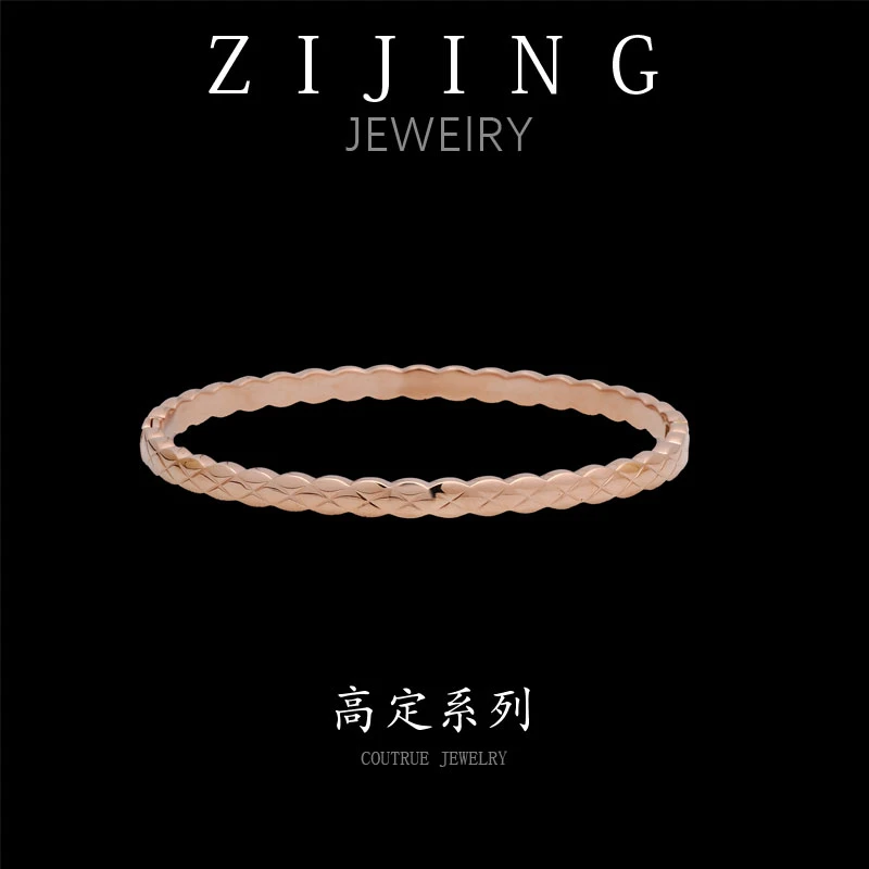 铜合金合成锆石手镯 CC7734 高定系列 手镯50*60mm