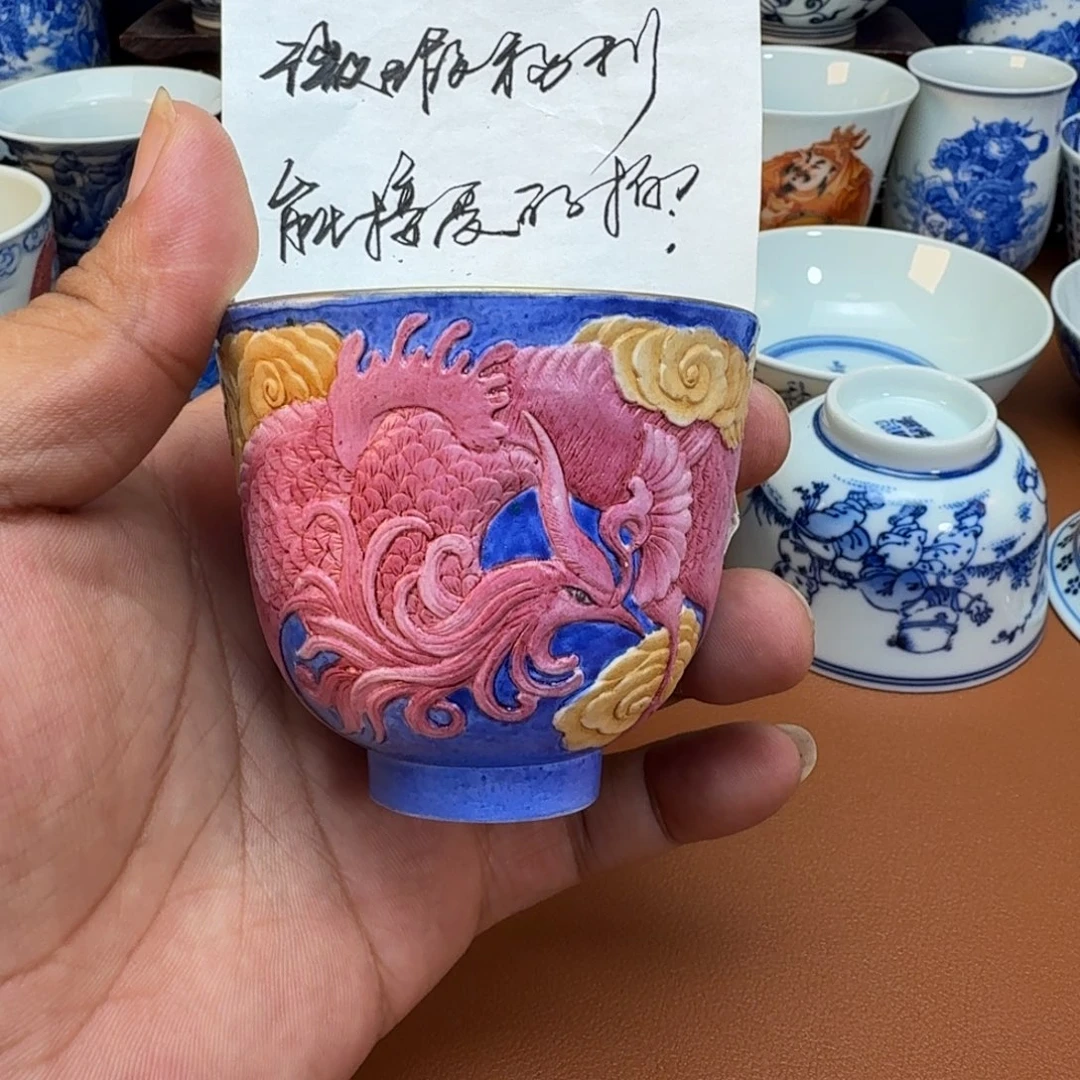 杯子景德镇全手工手绘陶瓷