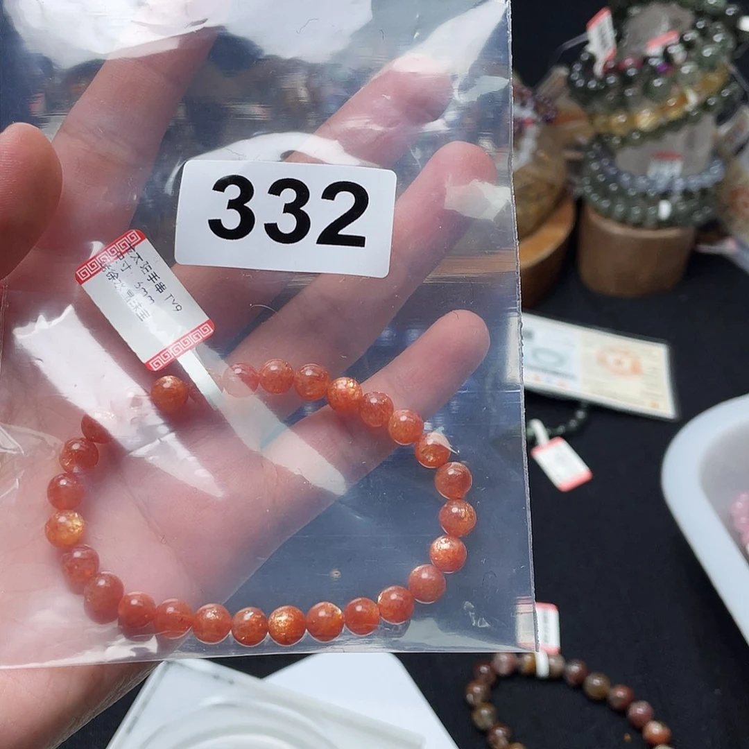 吃***李水晶手链未镶嵌332