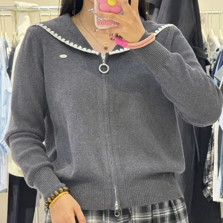 衬衣春秋绣花设计感甜美娃娃领