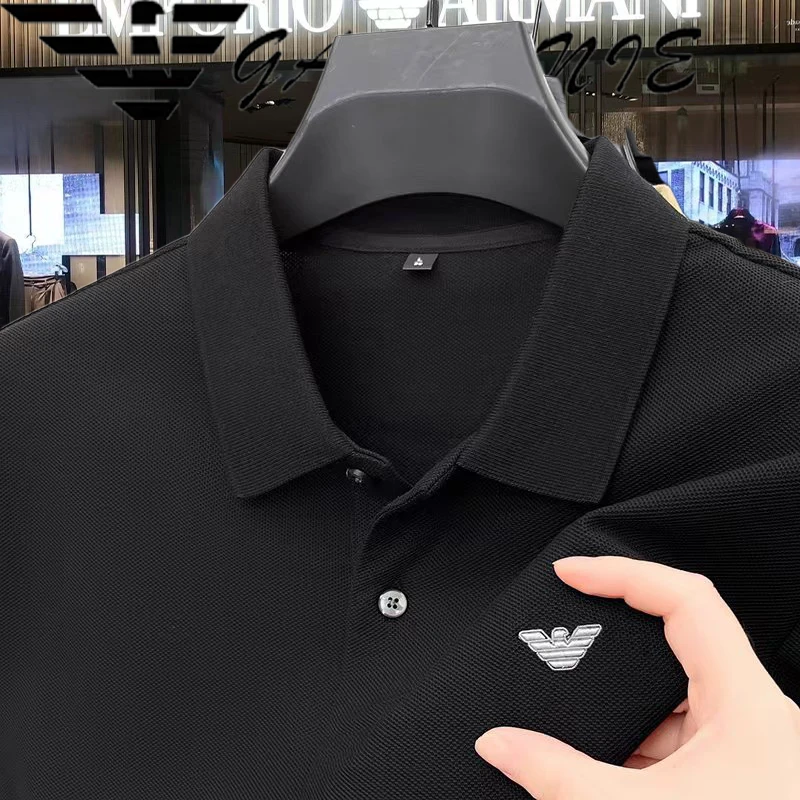 新款大牌高品质男士百搭中青年商务休闲万针刺绣polo衫运动正品澳