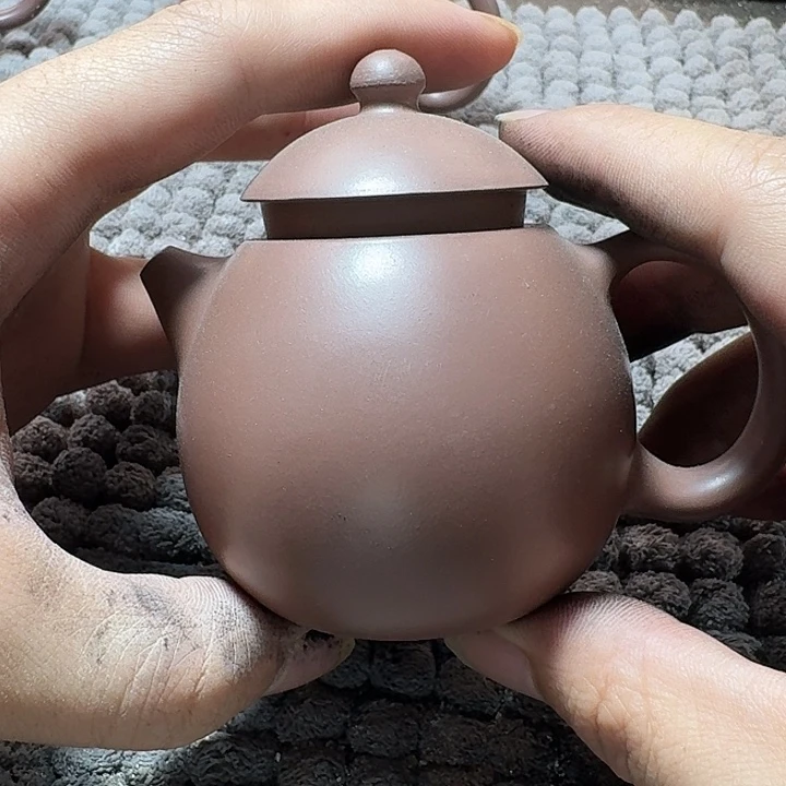 紫砂茶壶定制款龙蛋壶