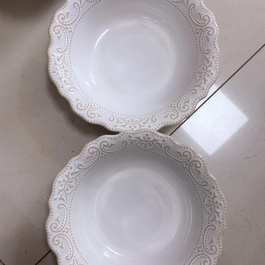 瓷片瑕疵特价陶瓷汤碗